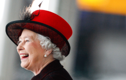 London, England - March 14, 2008: Her Royal Highness Queen Elizabeth II smiles during a visit in London.