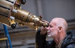 St. Petersburg, Russia - October 11, 2016: The Pylkovsky Observatory (GAO RAS) is the main astronomical observatory of the Russian Academy of Sciences.