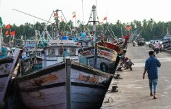 A natural port to the west of Udupi and coastal area of south India, with one of the biggest sea fish landing centers in India
