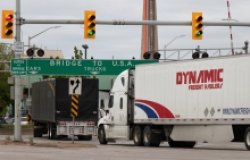 Canadian Trucks entering the United States