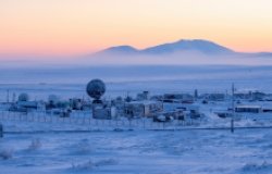Arctic science research station picture