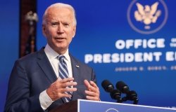 11/16/2020,USA:President-elect Joe Biden discusses defending the Affordable Care Act and his health care plans in an information convention,in Wilmington.