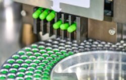 Green capsule medicine pill production line