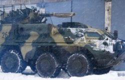 Ukrainian armored personnel carrier