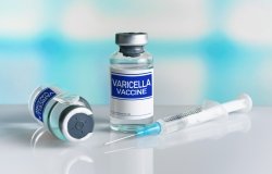  Two vials with vaccine doses