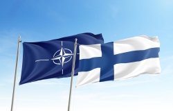 NATO and Finnish Flag