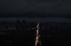 Blackout in the Ukrainian capital Kyiv