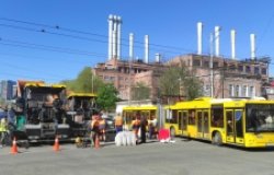 Road Construction in Kyiv