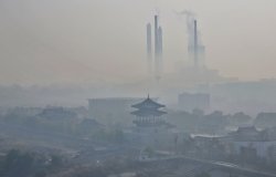 Severe Fog and Haze Over Power Plants