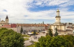 Ivano Frankivsk in summer.