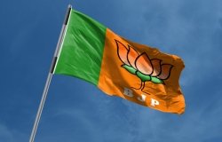 Flag of India's BJP Party