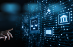 Labor Law Lawyer Legal Business Internet Technology Concept.