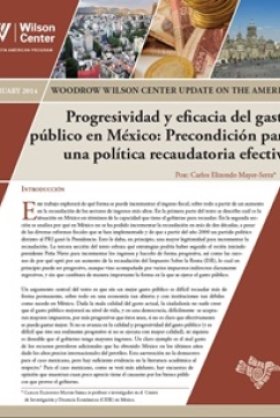 Progresividad y eficacia del gasto público en México: Precondición para una política recaudatoria efectiva