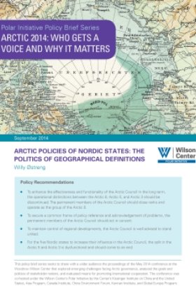 Arctic Policies of Nordic States: The Politics of Geographical Definitions