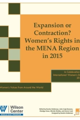 Expansion or Contraction? Women’s Rights in the MENA Region in 2015