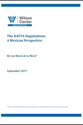 The NAFTA Negotiations: A Mexican Perspective