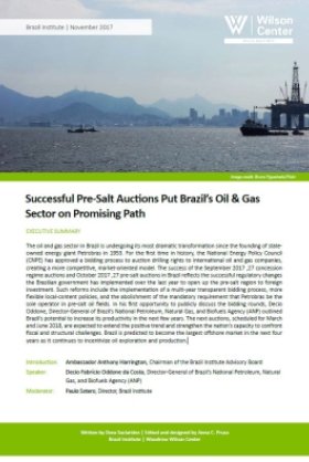 Event Summary: Successful Pre-Salt Auctions Put Brazil’s Oil & Gas Sector on Promising Path