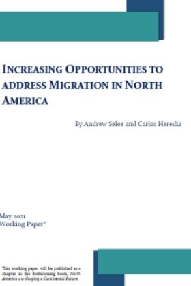Cover - Increasing Opportunities to Address Migration in North America