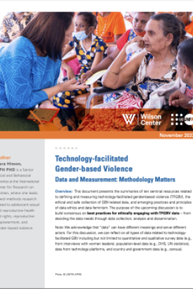 Technology-facilitated Gender-based Violence: Data and Measurement cover