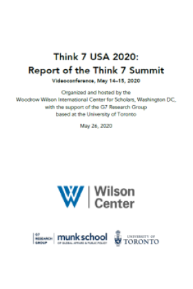 Think 7 USA 2020: Report of the Think 7 Summit Report Cover Page