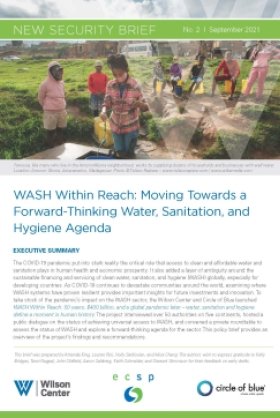 WASH Within Reach: Moving Towards a Forward-Thinking Water, Sanitation, and Hygiene Agenda