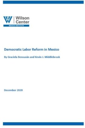 image - cover bensusan & middlebrook labor reform publication