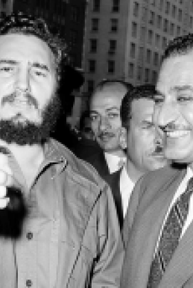 Fidel Castro and Gamal Abdel Nasser