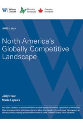North America's Globally Competitive Landscape Cover